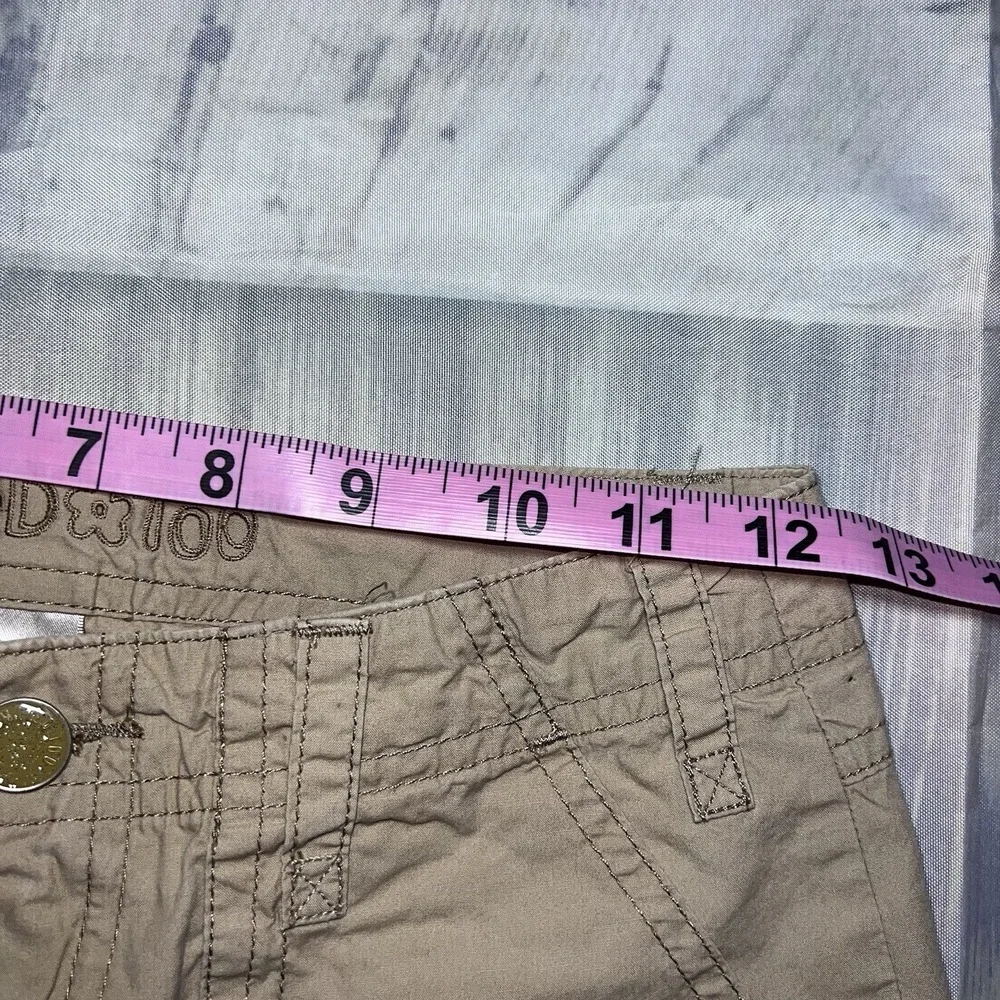 Limited Too Justice Girls Cargo Pants Cropped Capris Size 12 Vintage Y2K